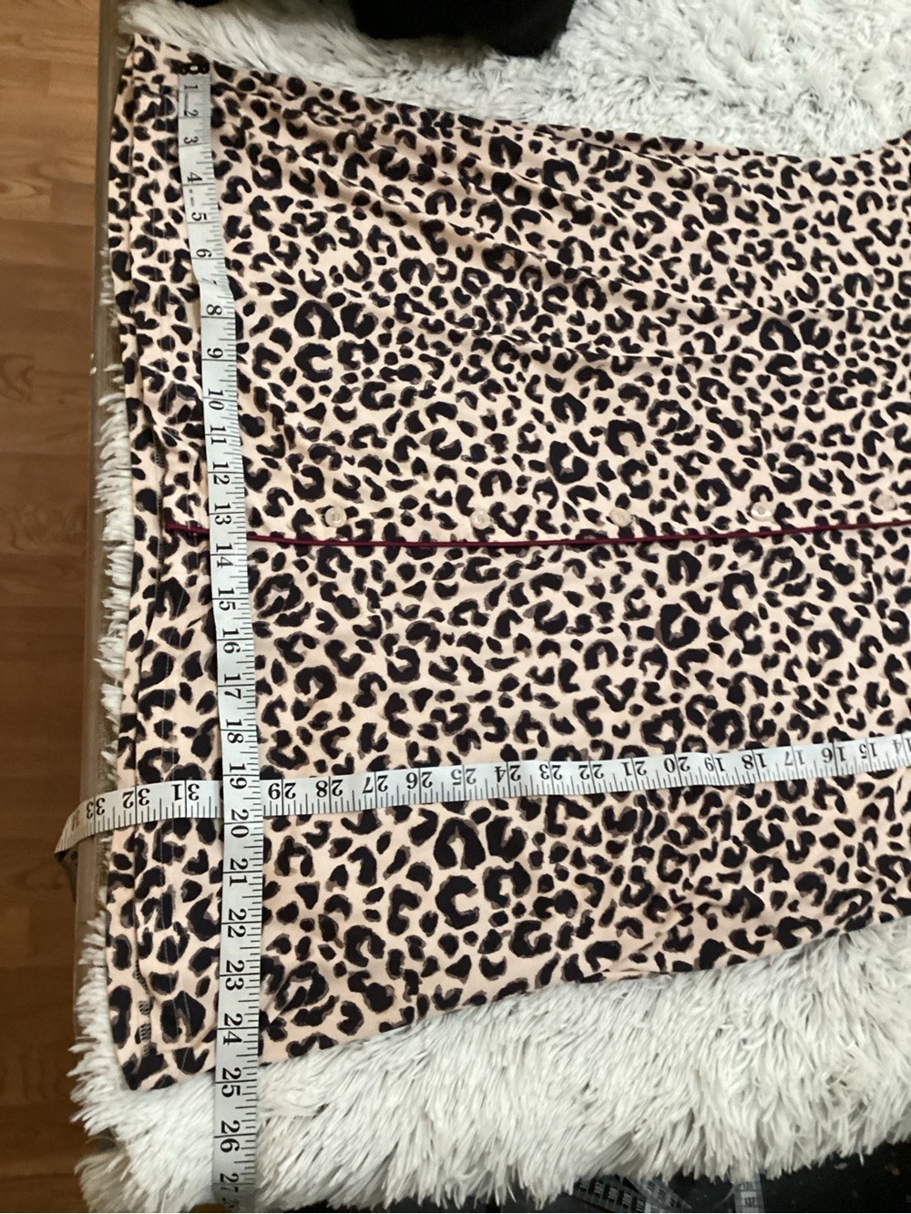 Nicole Miller New York Leopard Print Sleep Shirt Nightgown XL - Picture 15 of 16